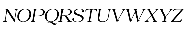 Vestige Harmony Italic Font UPPERCASE