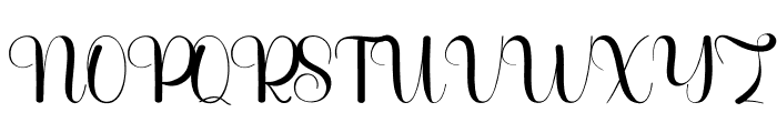 Vetegable Font UPPERCASE