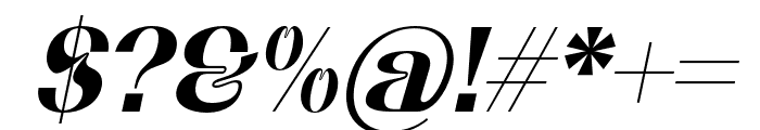 Vetimus-Italic Font OTHER CHARS