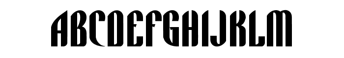 Vhalzr Font UPPERCASE