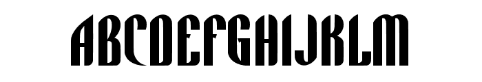 VhalzrRegular Font UPPERCASE