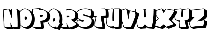 Vibrant Graff - Shadow Font LOWERCASE