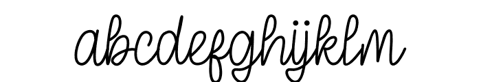Vicemouth Font LOWERCASE