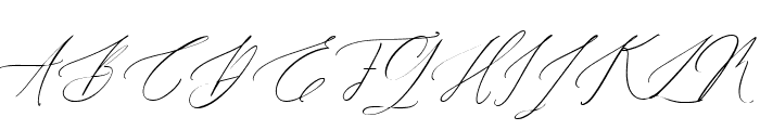 Victora Regular Font UPPERCASE