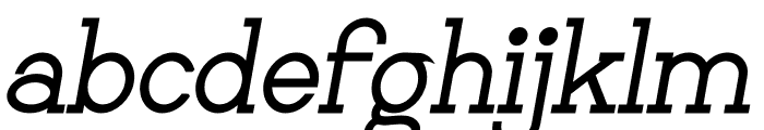 Victorela Bold Italic Font LOWERCASE