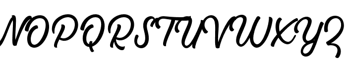Victoria-Regular Font UPPERCASE