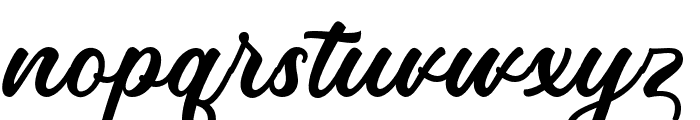 Victoria-Regular Font LOWERCASE