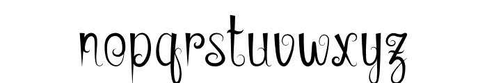 Victoria Rose Font LOWERCASE