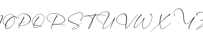 Victoria Signate Italic Font UPPERCASE