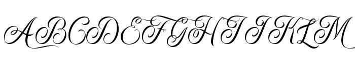 VictoriaRogers-Regular Font UPPERCASE