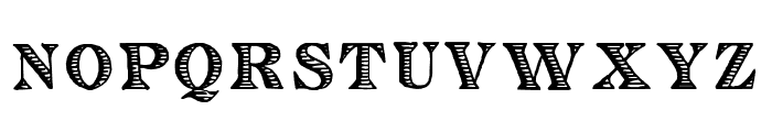 Victorian Alphabets Regular Font LOWERCASE