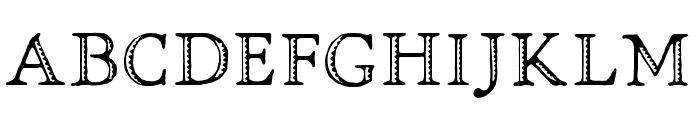 Victorian Alphabets Six Regular Font LOWERCASE