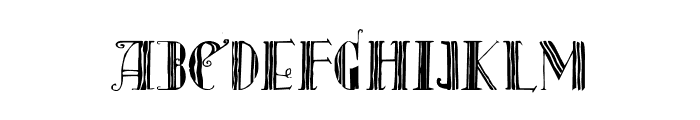 Victorian Alphabets Three Regular Font LOWERCASE