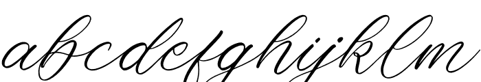 Victorian Heritage Italic Font LOWERCASE