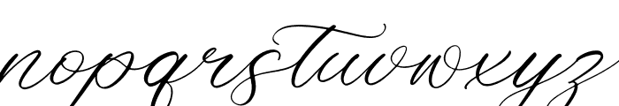 Victorian Heritage Italic Font LOWERCASE