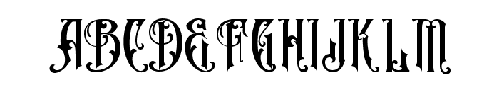 Victorian Heritage Regular Font UPPERCASE