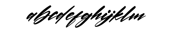 Victorian Italic Font LOWERCASE