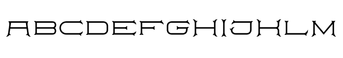Victorian Monogram Font LOWERCASE