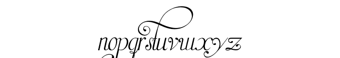 VictorianAlphabetsNine-Regular Font LOWERCASE