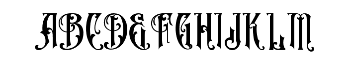 VictorianHeritage-Regular Font UPPERCASE