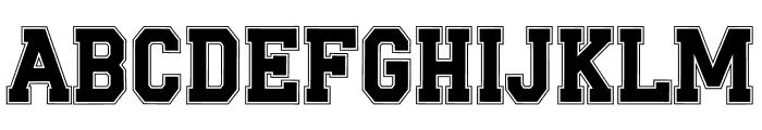 Victory Varsity Font UPPERCASE