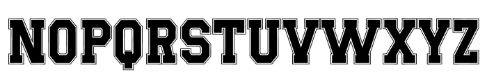 Victory Varsity Font UPPERCASE