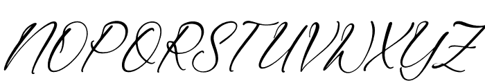 Victorya Maoreely Italic Font UPPERCASE