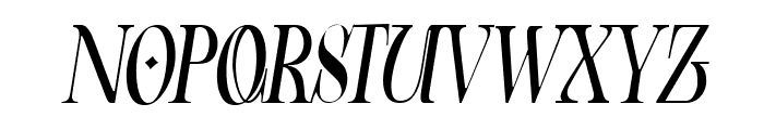 Vienna Oblique Font LOWERCASE