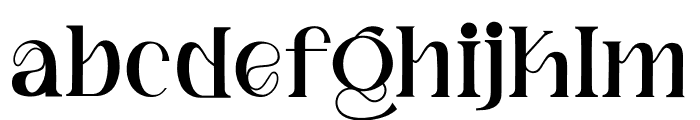 Vigriova Font LOWERCASE