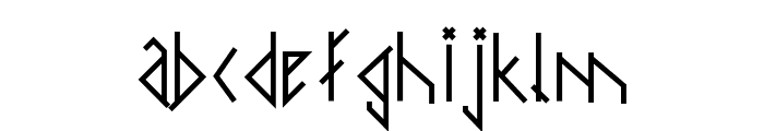 Viking Futhark Runic Font Font LOWERCASE