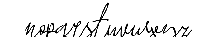 Viktoria Signature Font LOWERCASE