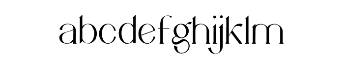 Vilaka Modern Serif Font Font LOWERCASE