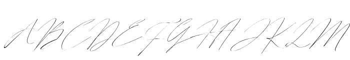 Vilamerca Signature Regular Font UPPERCASE