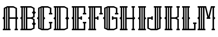 Village Thugs Font UPPERCASE