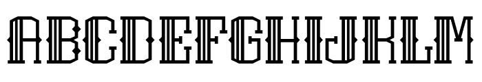 Village Thugs Font LOWERCASE