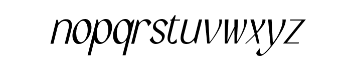 Villages light italic Font LOWERCASE