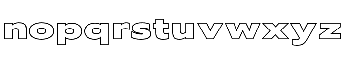 Vilsuve-Outline Font LOWERCASE