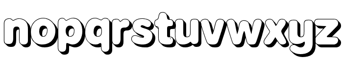 Vineline Bubble 3D Shadow Font LOWERCASE
