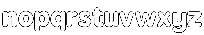 Vineline Bubble Outline Font LOWERCASE