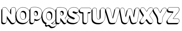 Vineline Bubble Shadow L Font UPPERCASE