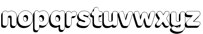 Vineline Bubble Shadow L Font LOWERCASE