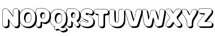 Vineline Bubble Shadow R Font UPPERCASE