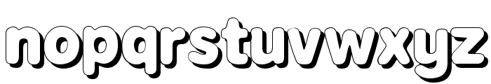 Vineline Bubble Shadow R Font LOWERCASE