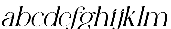 Vinelofi Italic Font LOWERCASE