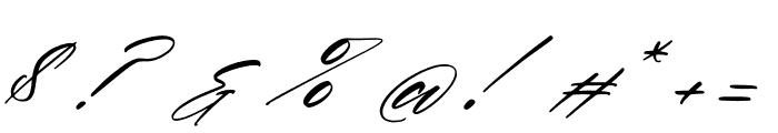 Vinletha Gyldham Italic Font OTHER CHARS