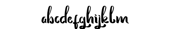 Vinolya-Regular Font LOWERCASE