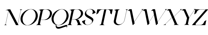 Vintage Archivolt Medium Italic Font UPPERCASE