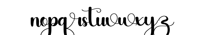 Vintage Cheerful Font LOWERCASE