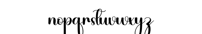 Vintage Glaudusa Font LOWERCASE