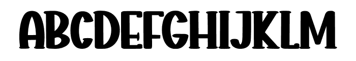 Vintage Grinche Font LOWERCASE